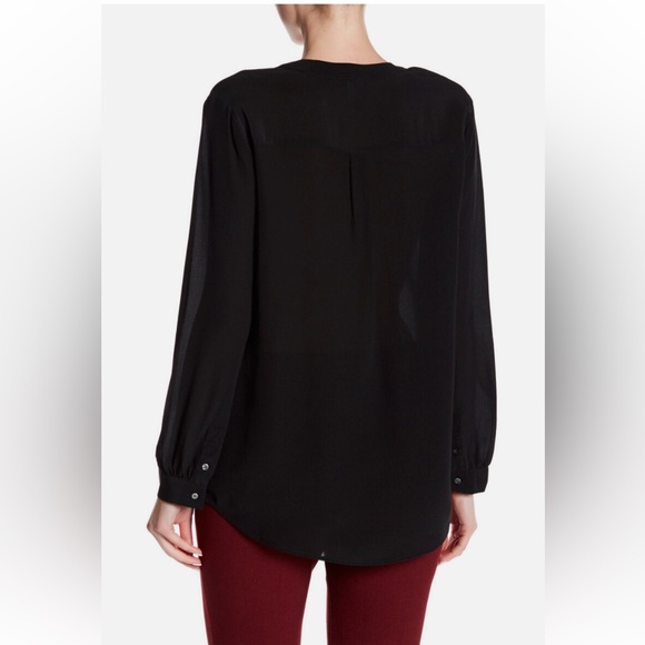 NWOT JOIE 'Pauline' Silk Blouse in Caviar Size Small - Picture 4 of 7